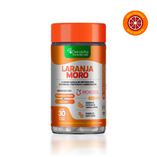 Laranja Moro Morosil®, Picolinato de Cromo e Café Verde