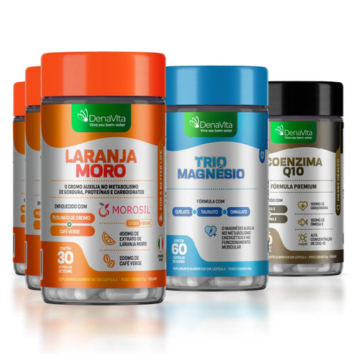 Compre 3 - Ganhe 1 Trio Magnésio + 1 Coenzima Q10