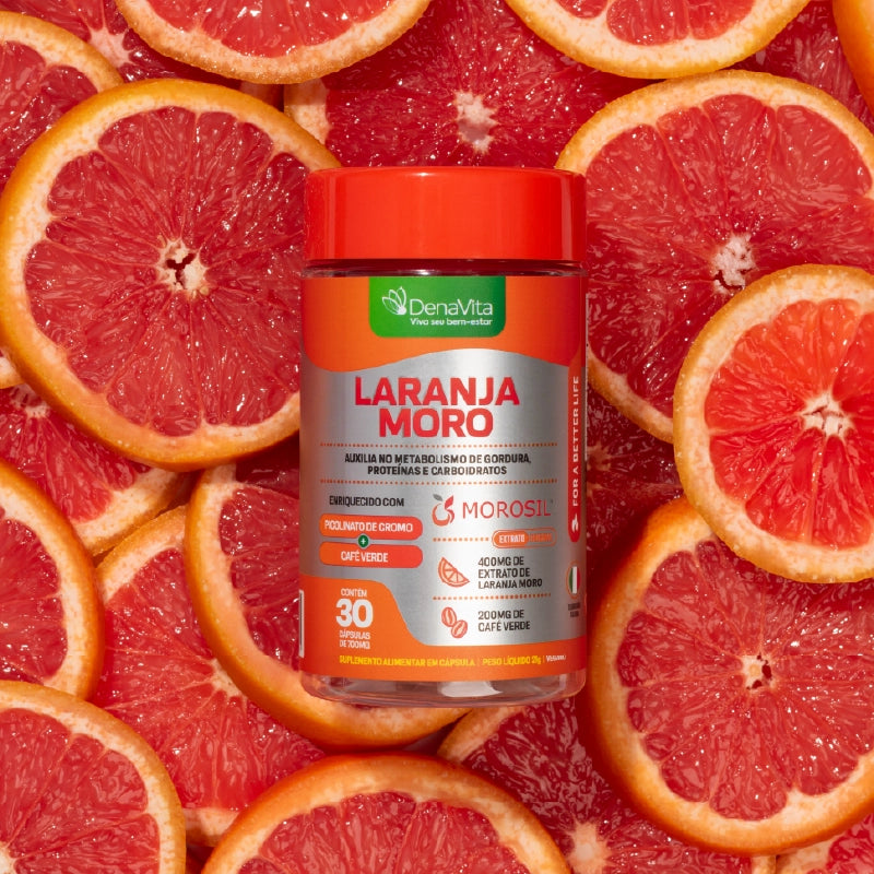 Laranja Moro Morosil®, Picolinato de Cromo e Café Verde