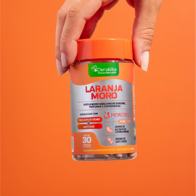 Laranja Moro Morosil®, Picolinato de Cromo e Café Verde