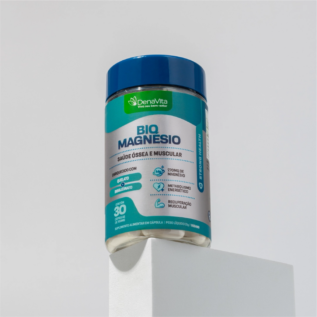 Bio Magnésio - Quelato e Bisglicinato