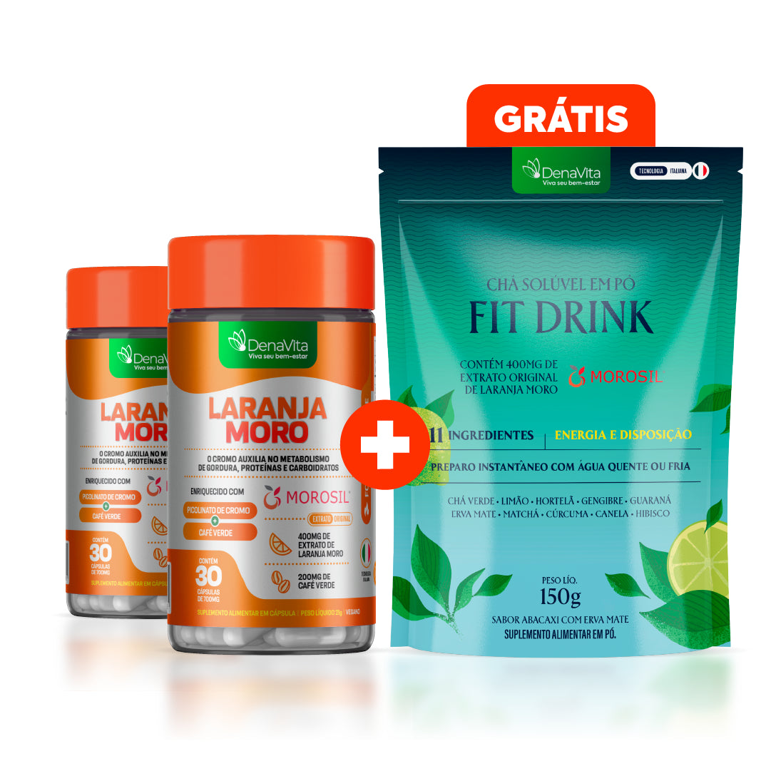 Compre 2 Laranja Moro - Ganhe 1 Fit Drink