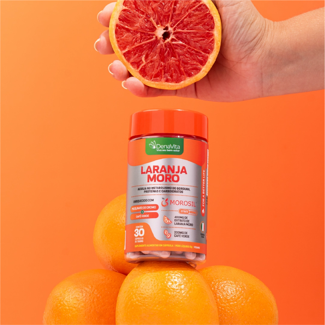 Laranja Moro Morosil®, Picolinato de Cromo e Café Verde