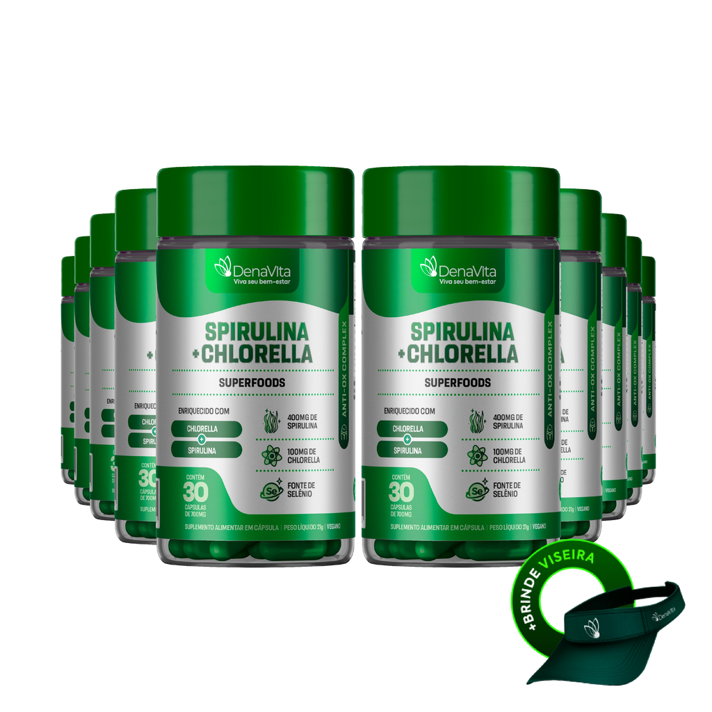Spirulina com Chlorella