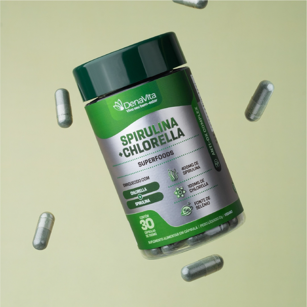 Spirulina com Chlorella