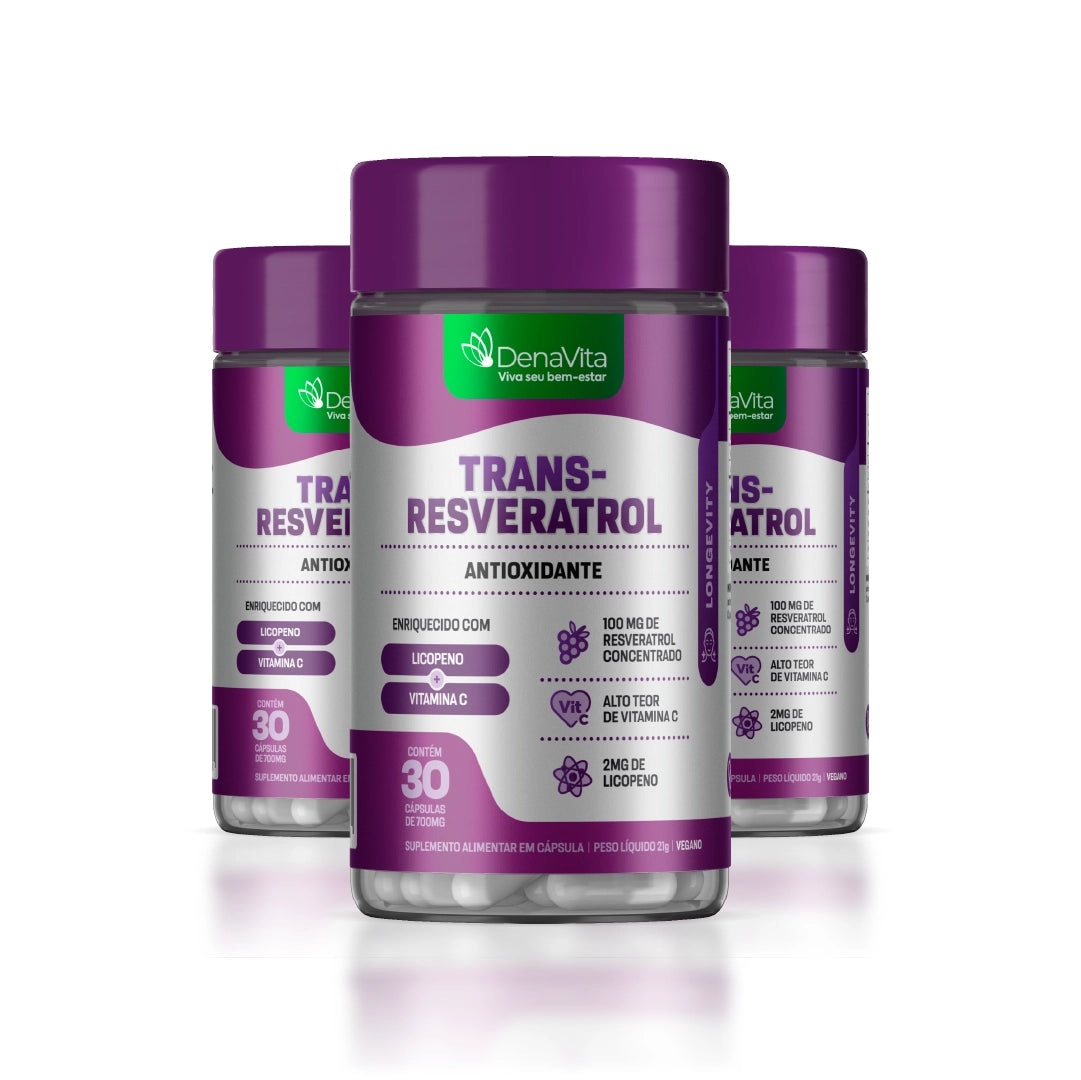 Trans-Resveratrol, Licopeno e Vitamina C