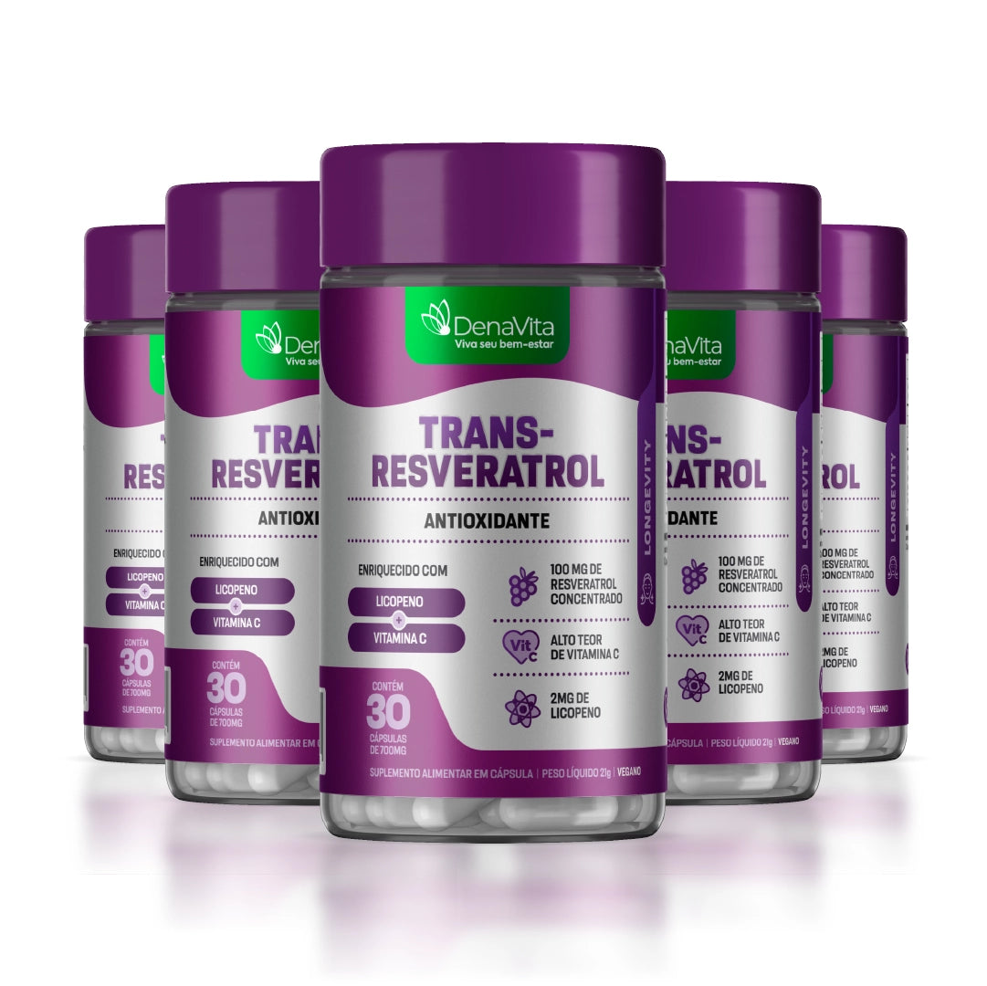 Trans-Resveratrol, Licopeno e Vitamina C