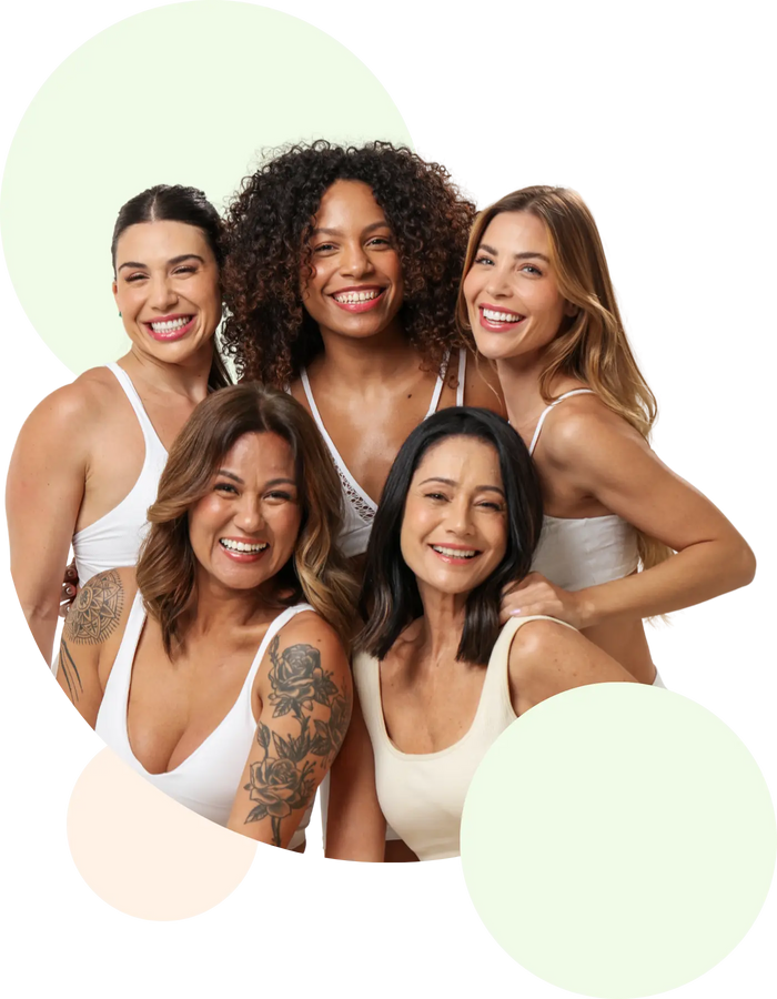 Mulheres satisfeitas com Laranja Moro